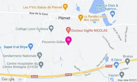 Localisation Mtre Goubin Elodie