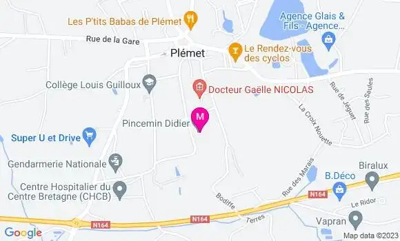 Localisation Mtre Pincemin Didier