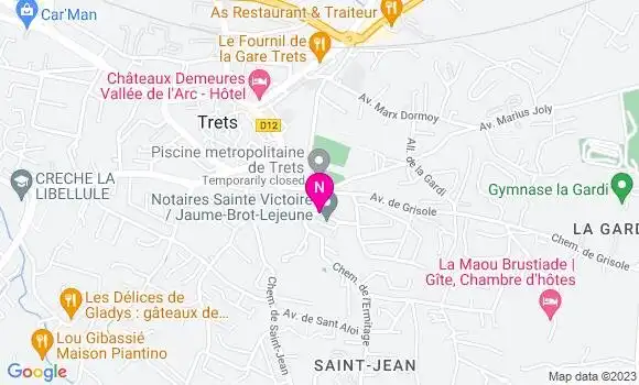 Localisation Mtre Jaume Alexandre