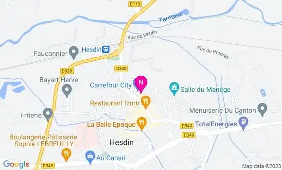 Localisation Mtre Deheul Milhem Marie Hélène