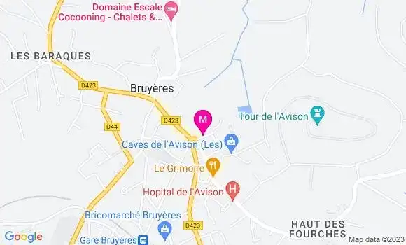 Localisation Mtre Petitgenet Cathy