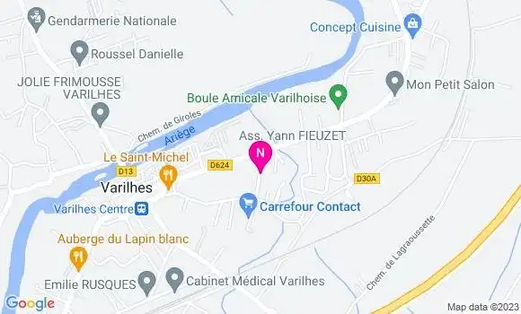 Localisation Mtre Fieuzet Yann