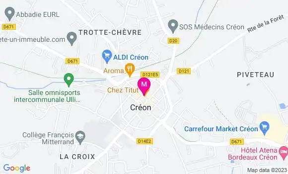 Localisation Mtre Billochon Jacques