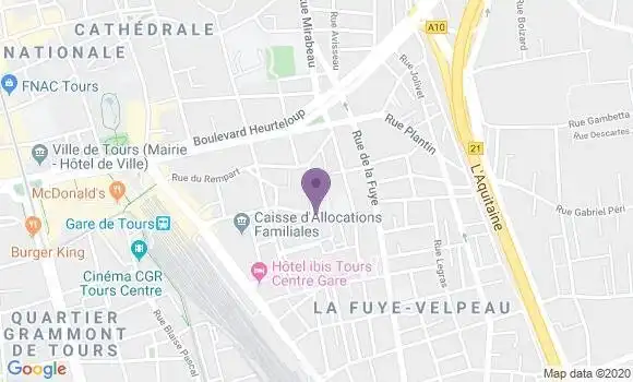 Localisation Mtre Hardy Bruno