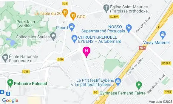 Localisation Mtre Bidal Sandrine