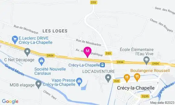 Localisation Mtre Denis Charline