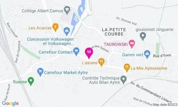 Localisation Mtre Andre Laure