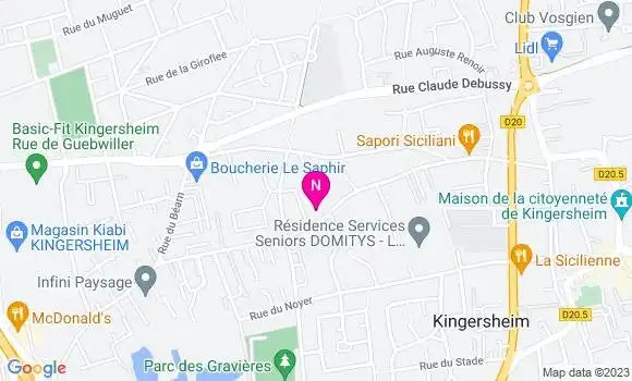 Localisation Mtre Cauchetiez Isaline