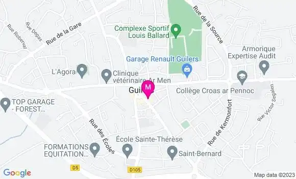 Localisation Mtre Mathieu Ludovic