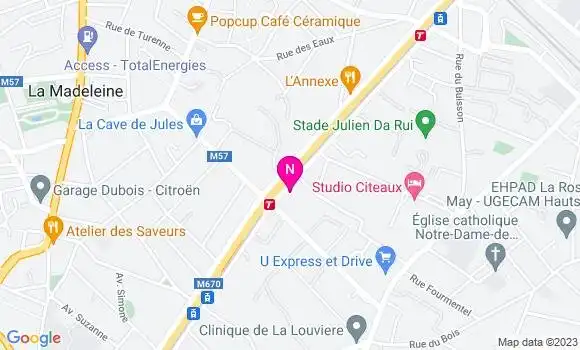 Localisation Mtre Damoisy Emilie