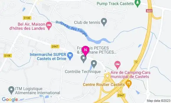 Localisation Mtre Petges François