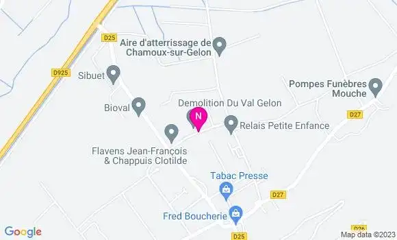 Localisation Mtre Chappuis Clotilde