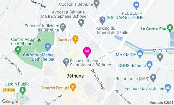 Localisation Mtre Dericq Thieffry Blandine