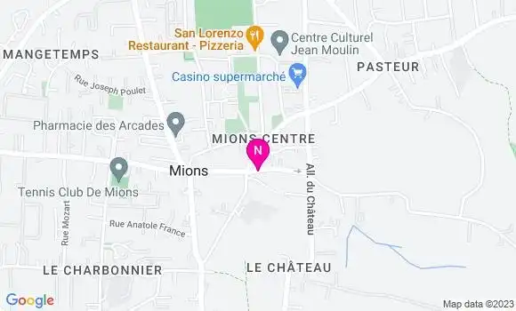 Localisation Mtre Jacque Valérie