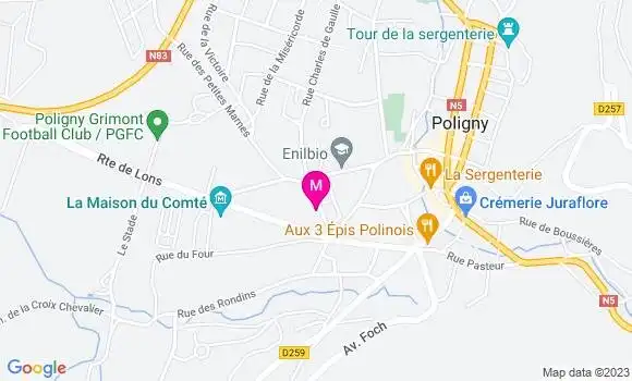 Localisation Mtre Cerri Perrine