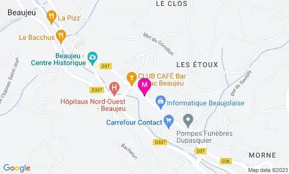 Localisation Mtre Le Cacheux Jean Louis