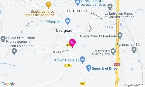 Localisation Mtre Dupeyron Damien
