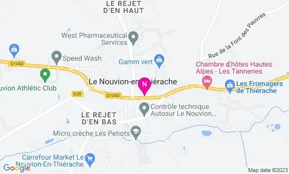 Localisation Mtre Carlier Laurent