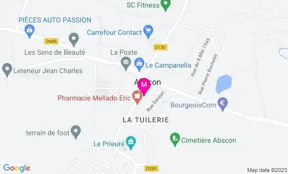 Localisation Mtre Guerlus Marie