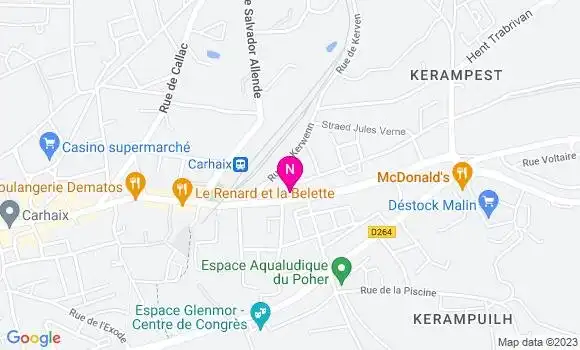 Localisation Mtre Martin Raffray Catherine