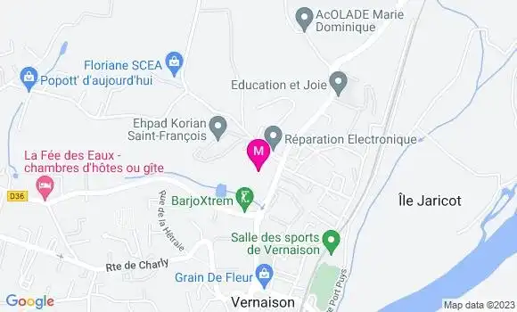 Localisation Mtre Leynaud Claire