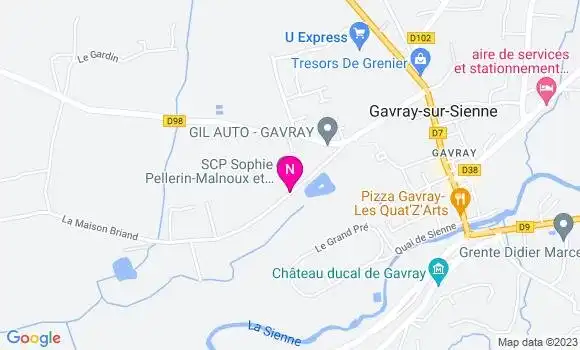 Localisation Mtre Paysant Damour Agnès