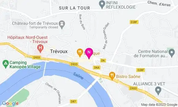 Localisation Mtre Derieux Jean François