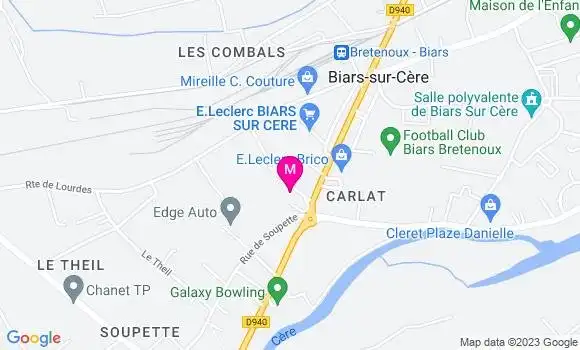Localisation Mtre Neyrat Sylvie