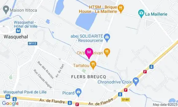 Localisation Mtre Cavrois Fournier Violaine