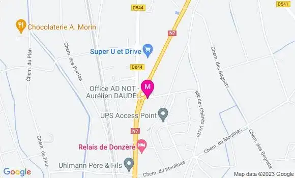 Localisation Mtre Daude Aurélien