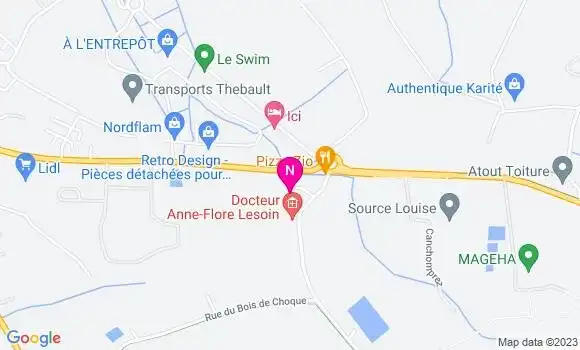 Localisation Mtre Jessenne Géraldine