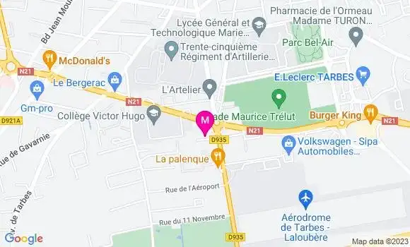 Localisation Mtre Teulé Pascale