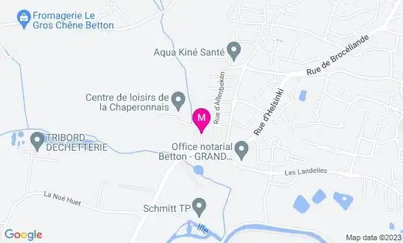 Localisation Mtre Emonnet Geoffroy