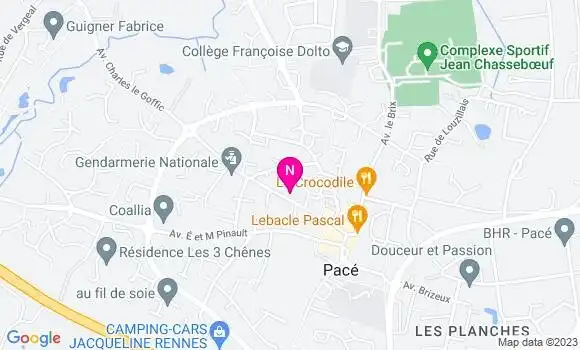 Localisation Mtre Gratesac Yann