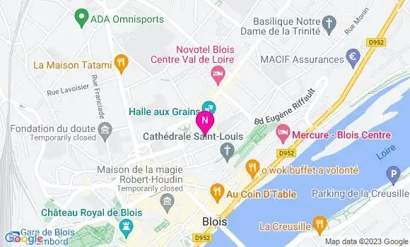 Localisation Mtre Denis Laura