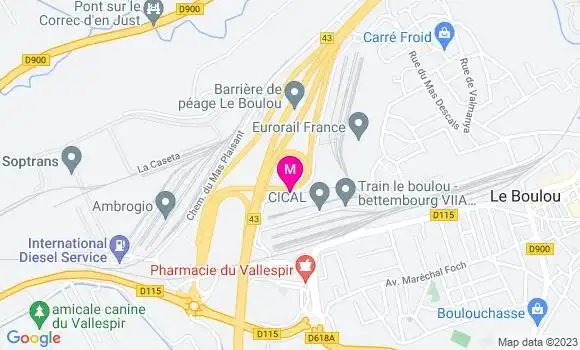 Localisation Mtre Lahitte Stéphane
