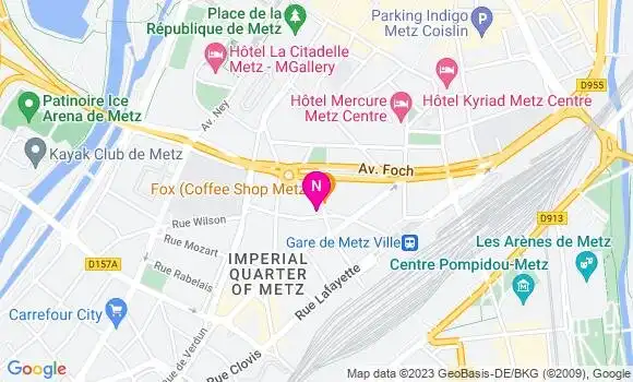 Localisation Mtre Martin Fabienne