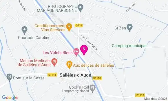 Localisation Mtre Vitali Michel