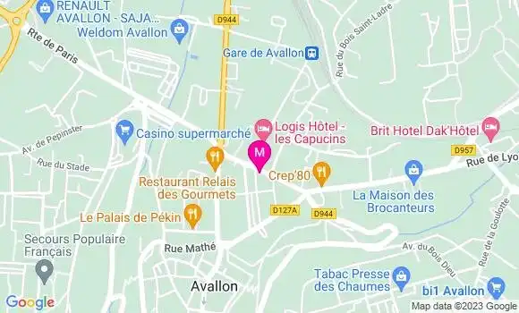 Localisation Mtre Lelievre Sylvie