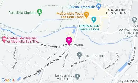 Localisation Mtre Barbarant Mélanie