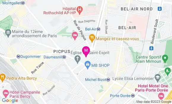 Localisation Mtre Tavares Sophie