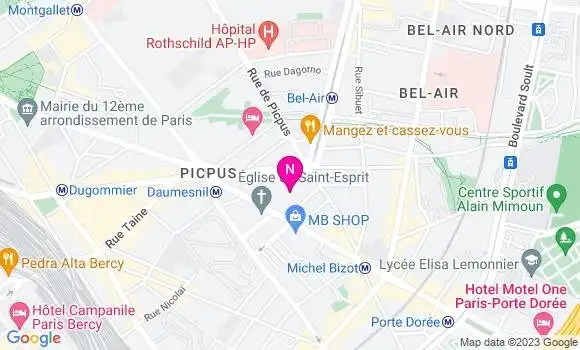 Localisation Mtre Sevrin Delphine