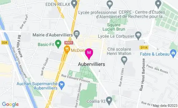Localisation Mtre Langles De Beauvoir Thierry
