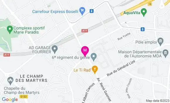 Localisation Mtre Giraudeau Romain