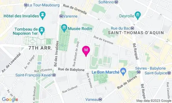 Localisation Mtre Pottier Philippine