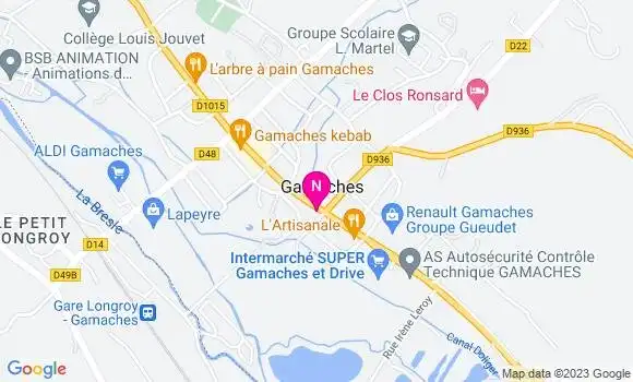 Localisation Mtre Garde Gricourt Isabelle