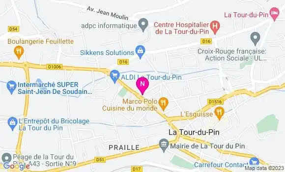 Localisation Mtre Defradas Eric