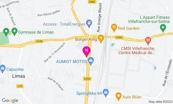 Localisation Mtre Mermet Pierre