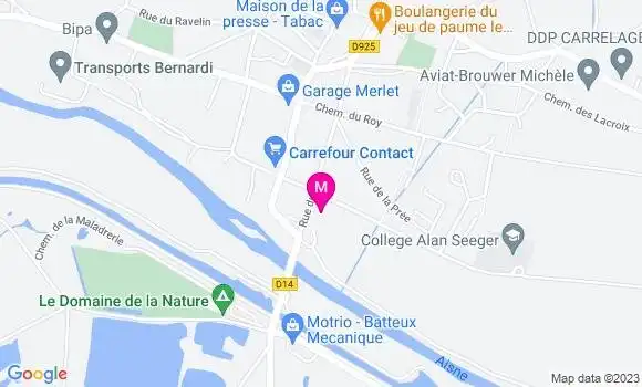 Localisation Mtre Lemoine Bruyerre Edith