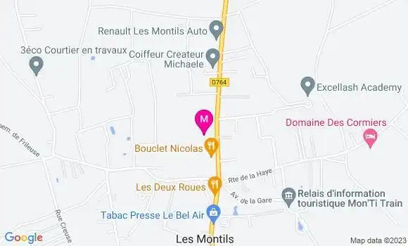 Localisation Mtre Lacour Aurélien